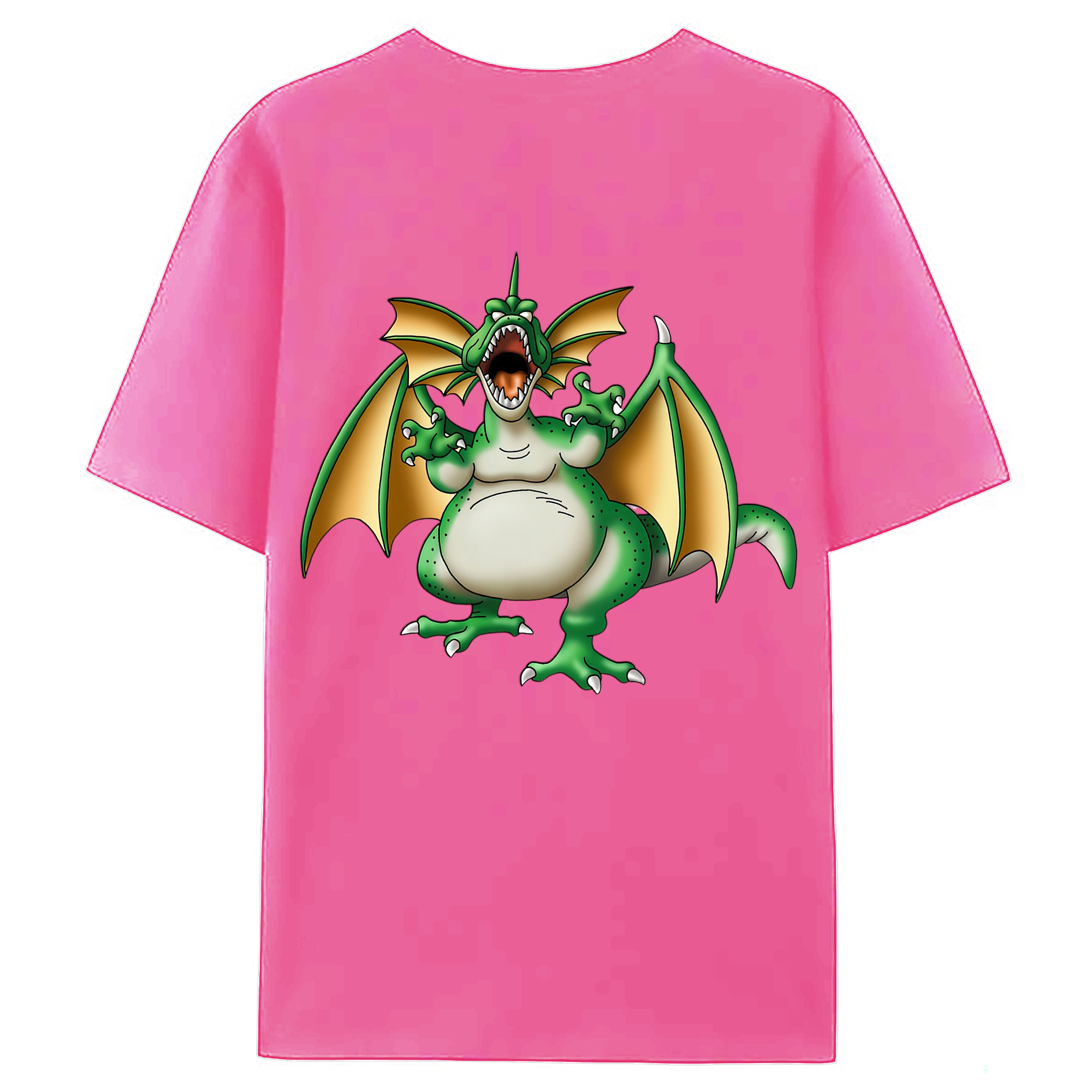 （画像用） ドラゴンクエスト Doragon Kuesuto Dragon Quest レディース半袖Tシャツ(バックプリント)